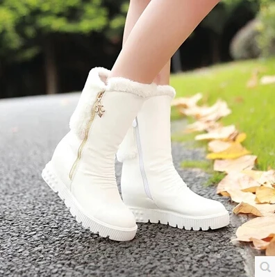 cheap white leather boots