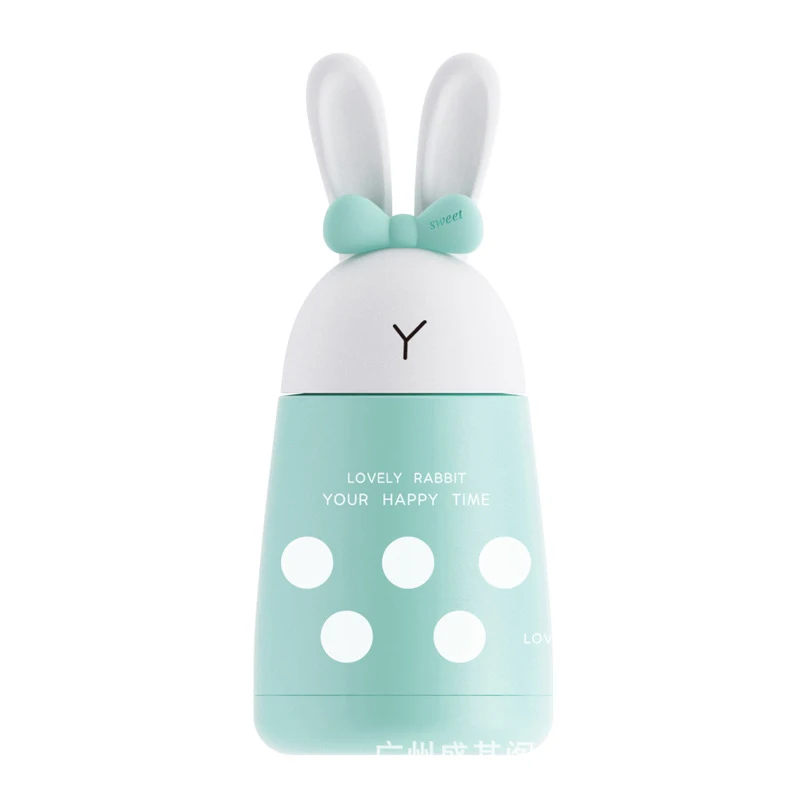 

300ml Stainless Steel Thermos Cartoon Rabbit For Tea Vacuum Cartoon Coffee Mug Children's Cup Termos Garrafa Termica Water Bottl