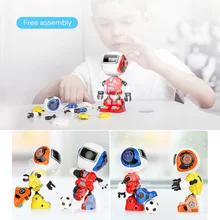 Buy Dancing Robot with Sound Light Head Touching Sensor Robot Model Toys Gifts for Kids YJS Dropship Free Shipping