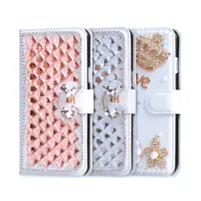Coque For ZTE nubia Z 11 mini Case Glitter Wallet PU Leather Cover For ZTE nubia Z11 mini Case Handmade Diamond Fundas Case