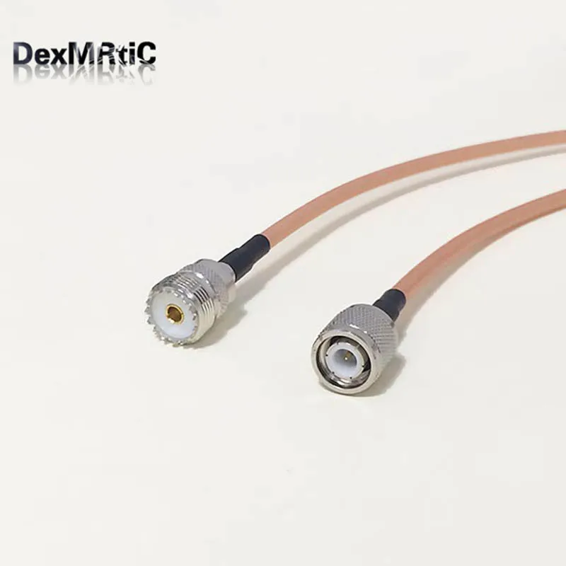 

High-quality low-attenuation UHF Female Jack SO239 Switch TNC Male Plug RF coax cable RG142 50CM 20" Adapter