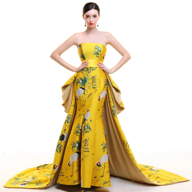 traditional yellow dresses