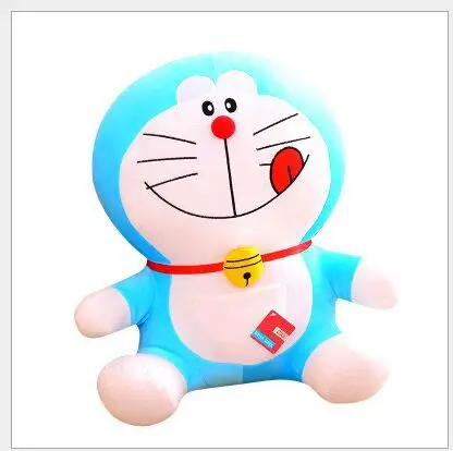 Огромный Прекрасный плюшевый Улыбка игрушка doraemon набитая большая синяя кукла Дораэмон подарок около 70 см 0031