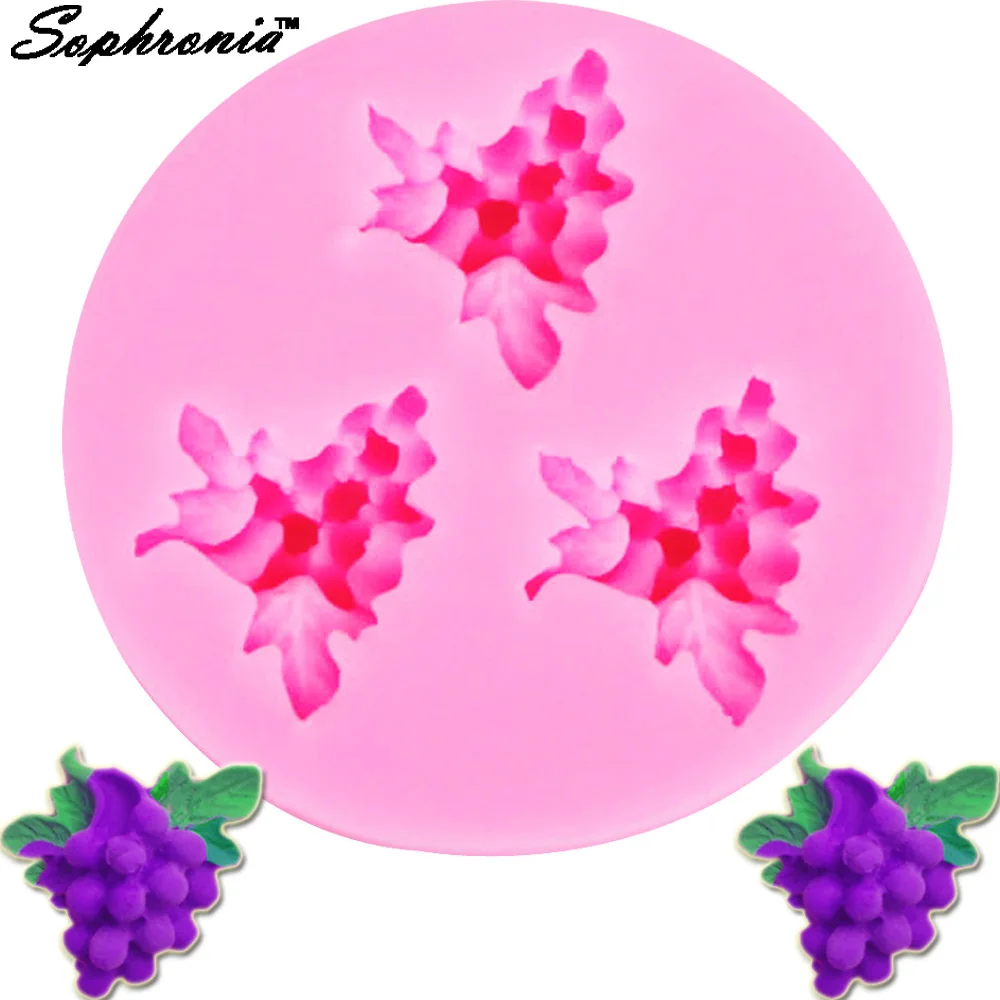 Sophronia Small Grape 1pcs Shape UV Resin Jewelry Silicone Mold Expoxy Making DIY Craft M534 | Дом и сад