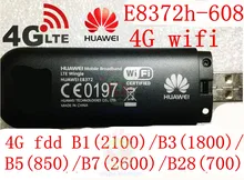 150Mbps Unlocked Huawei E8372h-608 4g WiFi usb Modem E8372 3g 4G Wifi router 4G stick 4g cpe car Modem PK E8278 e3276 e8377 w800