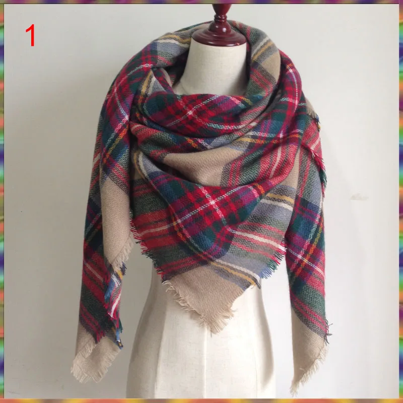 Зимний квадратный шарф люксовый бренд дешевая цена шарфы и палантины 200 цветов 140x140 см - Цвет: as photo