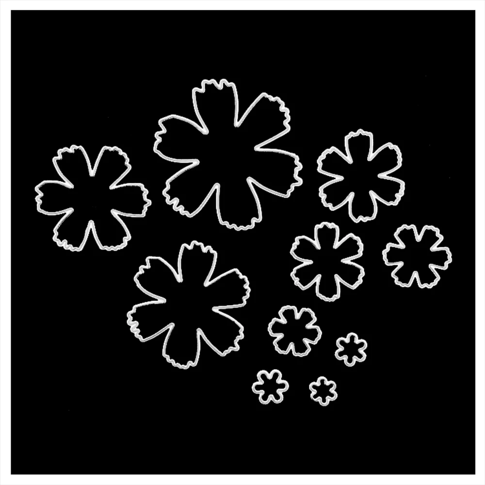  Flower Metal Cutting Dies Scrapbooking Die DIY Craft Cut Die Photo Invitation Cards Making Cut Dies - 32888345789