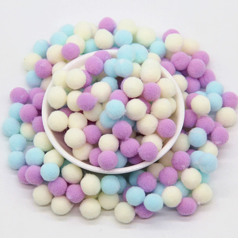 Многоцветные мини-Помпоны 8 мм помпоны поделки своими руками помпоны для детей игрушки швейные украшения для дома и свадьбы помпоны 20 г