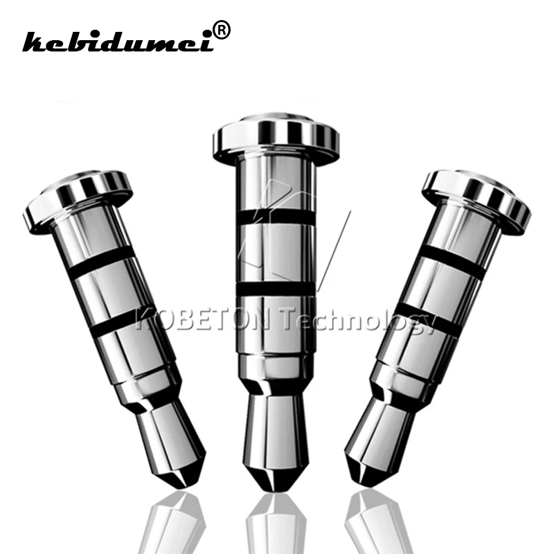 kebidumei 5pcs/lot 360 Klick Quick Button Smart Key Dustproof Plug 3.5mm Earphone Jack for Xiaomi Samsung Andriod Smartphone | Электроника