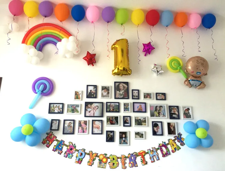 25pcs DIY rainbow latex balloons wedding Valentine/'s Day birthday party decor ^F