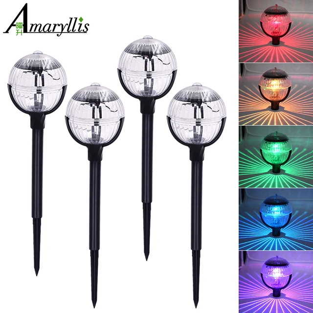 Solar Buried Light 7 Color Changing Security Lamp Durable Solar Buried Light 7 Color Changing Security Lamp Durable Garden Ground Yard Lights Eco Friendly Ip65 Waterproof