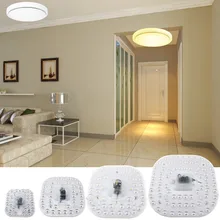 12W 18W 24W 36W LED Panel Downlight 5730SMD superficie montada LED luminares blanco cálido blanco natural Puro Blanco lámpara AC165-265V