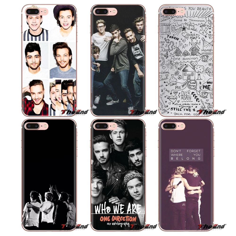 Силиконовый чехол для телефона iPod Touch Apple iPhone 4 4S 5 5S SE 5C 6 6S 7 8 X XR XS Plus MAX ONE DIRECTION 1D Niall