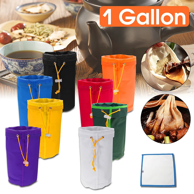

New 1 Gallon Filter Bag Multi-function Bubble Bag 1 Gallon Garden Grow Bag Herbal Essence Extraction Bags with Pressing Screen