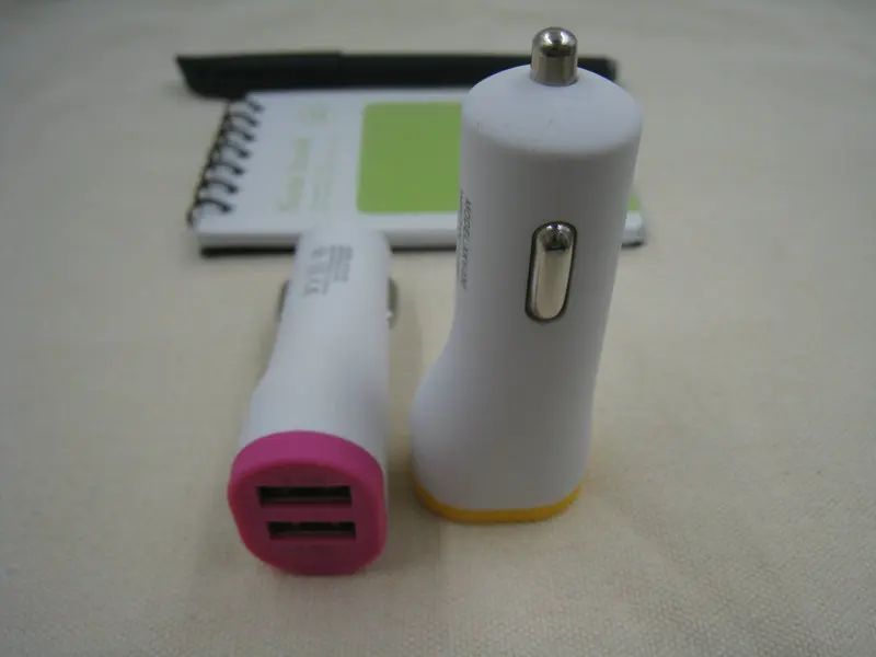 Small waist Dual Port USB Car Charger_0369
