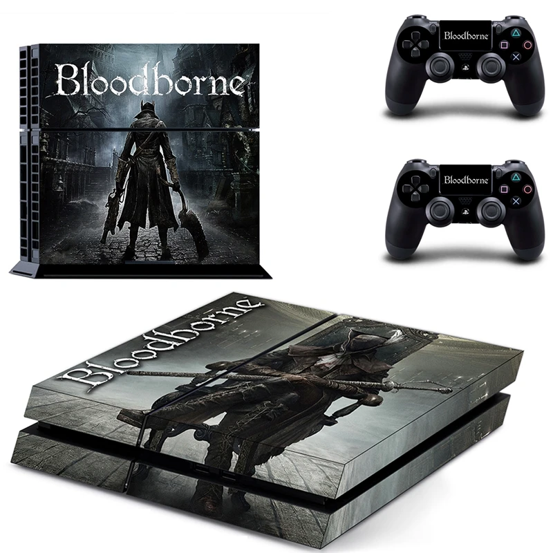 Виниловые наклейки Bloodborne The Old охотники Edition чехол для игры PS4 кожи для PS4 playstation 4 и 2 контроллера