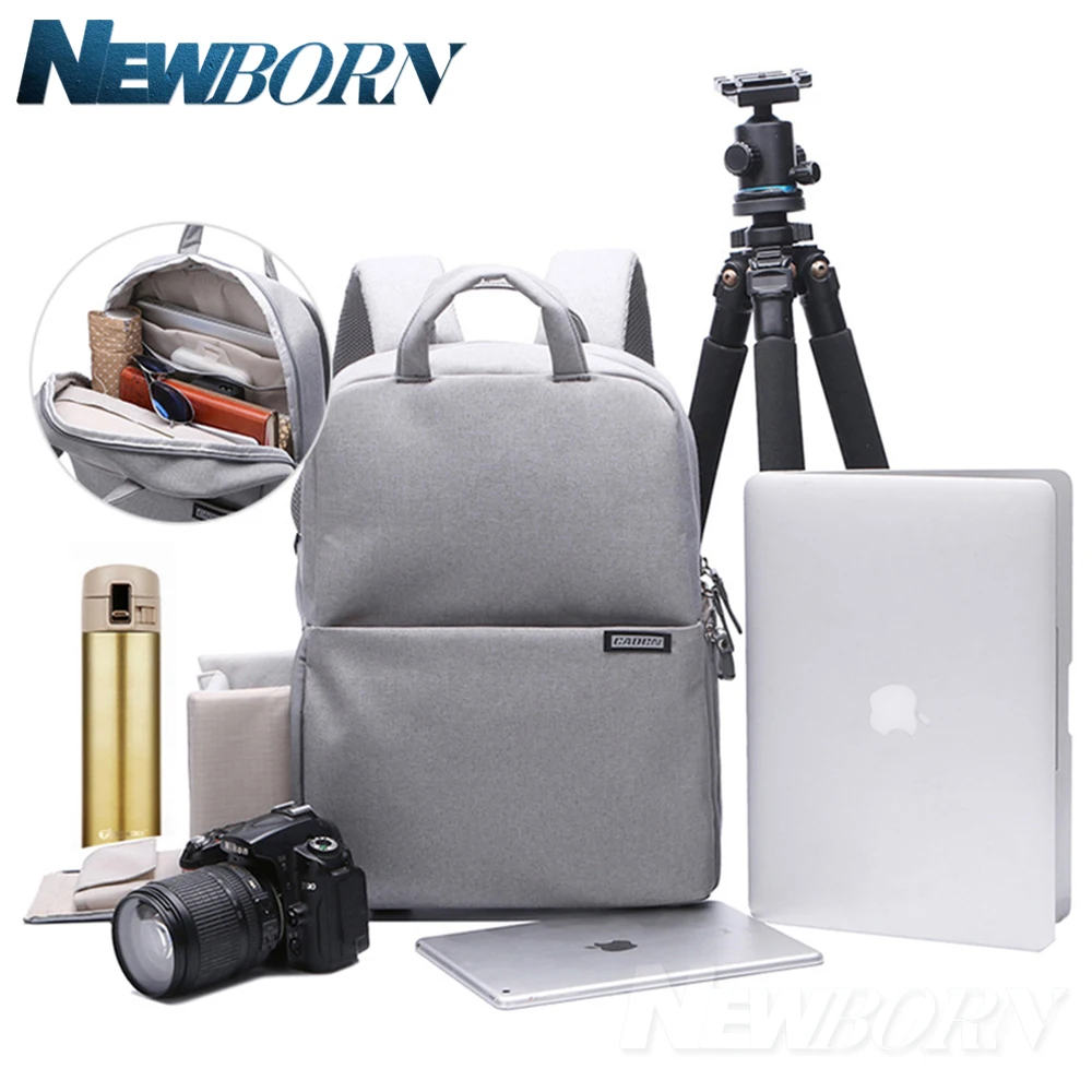 CADeN L5 камера сумка цифровая камера сумка для видео водонепроницаемый ноутбук 1" Школьная Повседневная Фото сумка для Canon Nikon sony камера рюкзак
