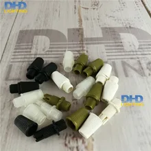 200 шт./лот товара 007 4 вида цветов Пластиковые Захваты для крепления кабеля костюм для M10 резьбой раструбного соединения для Потолочная пластина DIY освещения ручки