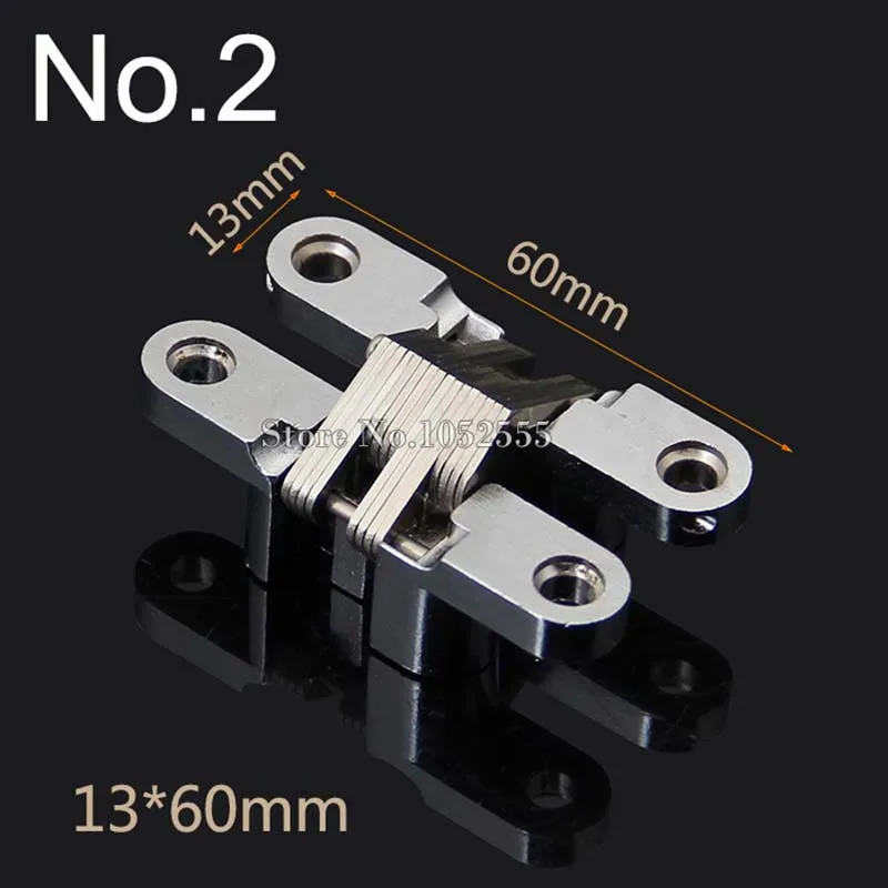 4 Cross Door Hinge Stainless Steel Hidden Folding Door Cross Hinges