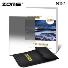 Zomei 150x100 мм фильтр для камеры импортный оптический стеклянный квадратный градиентный фильтр нейтральной плотности ND2 4 8 для камеры Cokin Z DSLR SLR