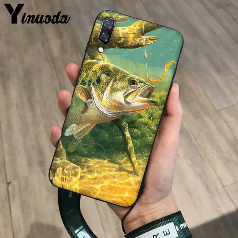bass fishing painting