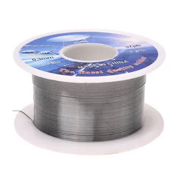 

Solid Solder 0.3mm Dia Flux Core 63% Tin 37% Lead Long Wire Reel Drop Shipping