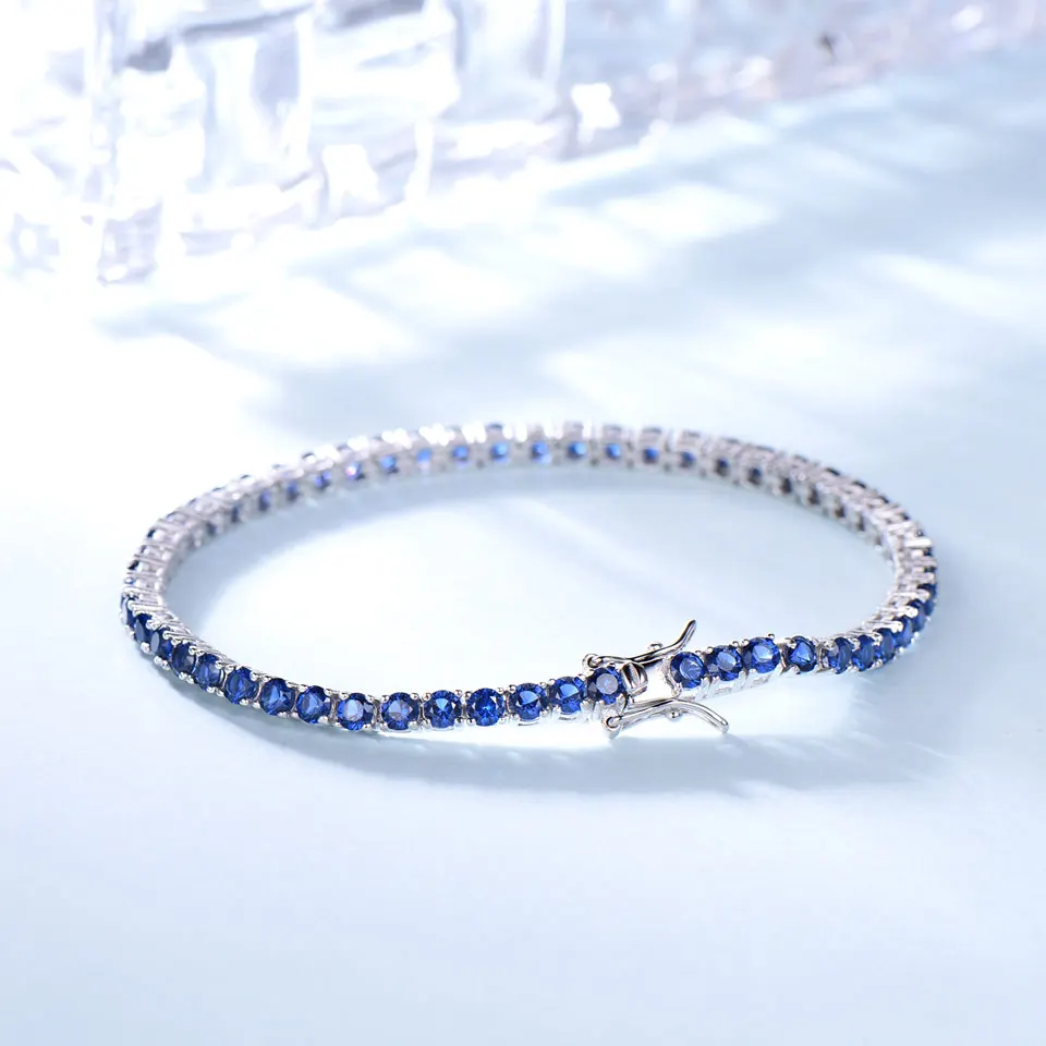 925 sterling silver sapphire bracelet for women (3)