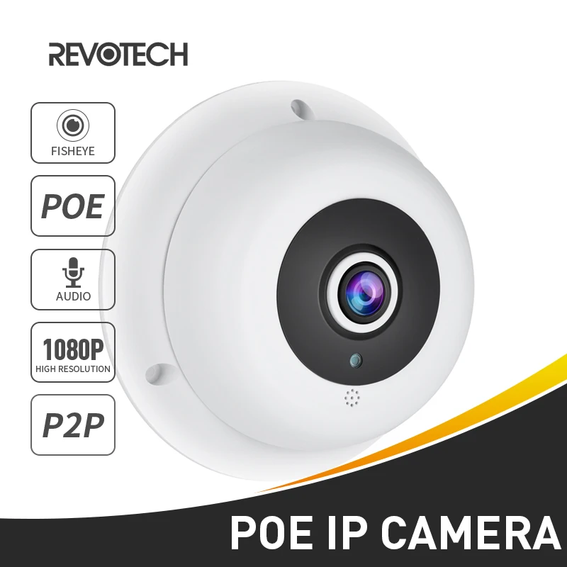 

POE Audio Fisheye FHD 1920 x 1080P 2.0MP 3 Array LED Night Vision Panoramic IP Camera Security ONVIF P2P IP CCTV Cam System
