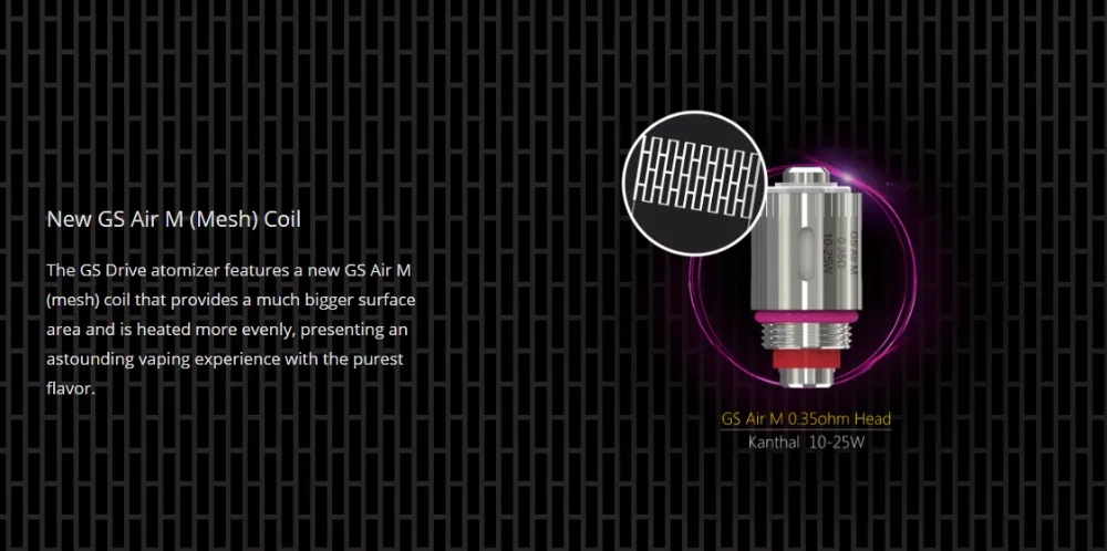 Original Eleaf GS Drive Atomizer 2ml with GS Air M 0.35ohm Head fit Amnis kit for Electronic cigarette 01 (7)
