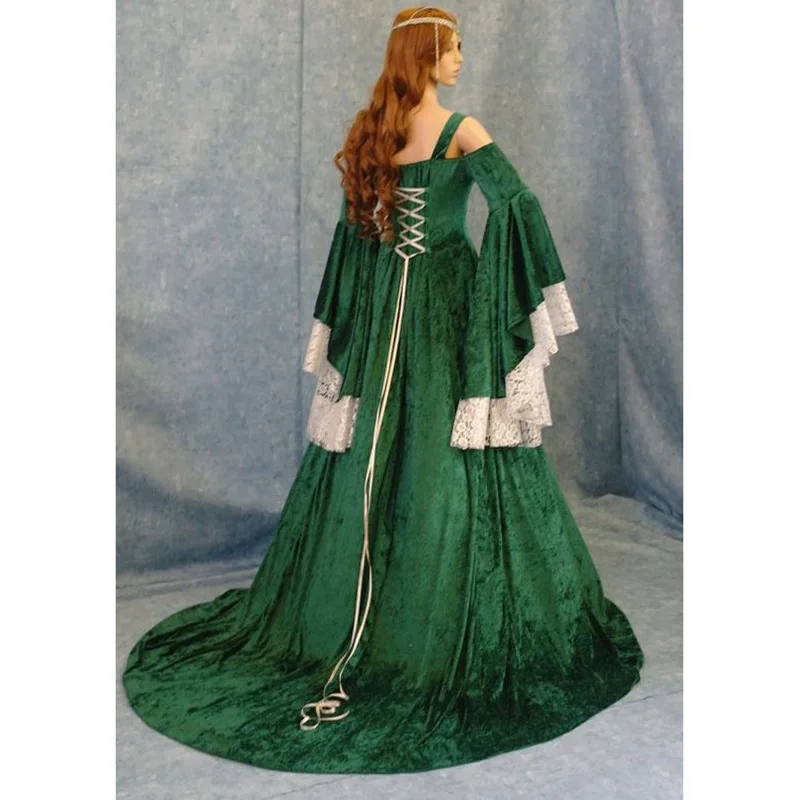 New Hot Renaissance Medieval Dress and Cosplay Costumes Halloween Costume