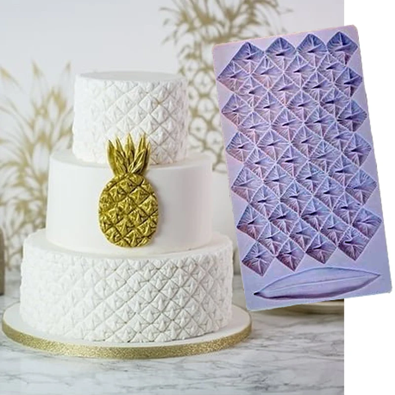 

Tropical Pineapple Molds Fondant Cake Decorating Tools Silicone Molds Sugarcrafts Chocolate Baking Tools for Cakes Gumpaste Fimo
