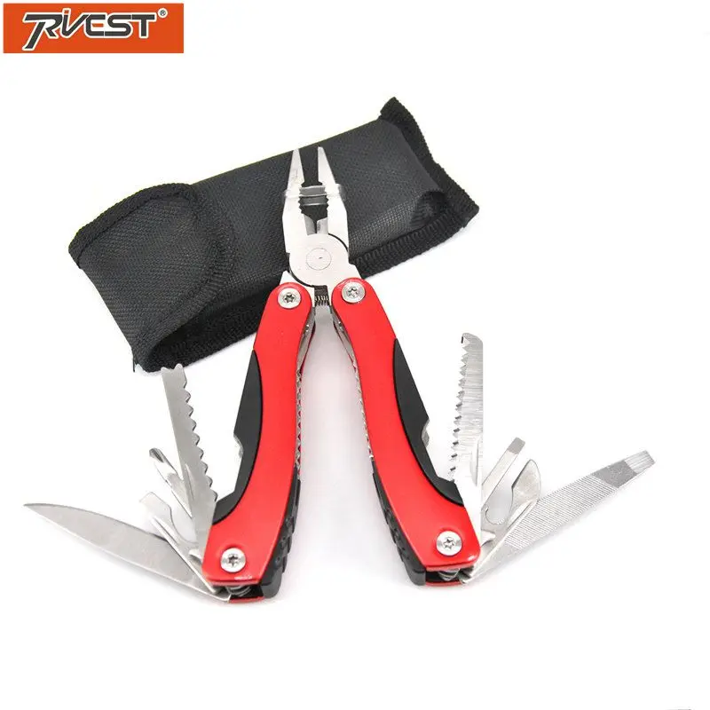 

PRIVEST Multi Tool Folding Pliers Multifunctional Pocket Knife Cable Cutter Cutting Pliers Combat Survival Knife EDC Hand Tools