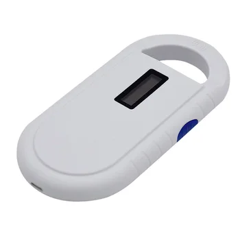

ISO11785/84 FDX-B Pet microchip Scanner Animal RFID Tag Reader dog reader Low Frequency Handheld RFID Reader with Animal Chip