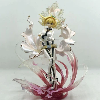 

Fate/Grand Order action model saber Nero figure anime Wedding dress 23cm version collection painted toy gift with box