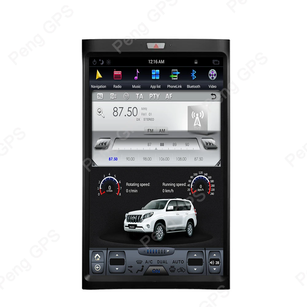 17" Tesla Vertical Screen Android 2 Din Radio DVD Player GPS Navigation for Ford Expedition 2007- Car Radio 1080P Headunit