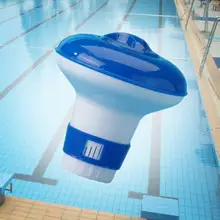 Плавательный Бассейн горячая ванна плавающий хлор химический диспенсер для таблеток дистрибьютор