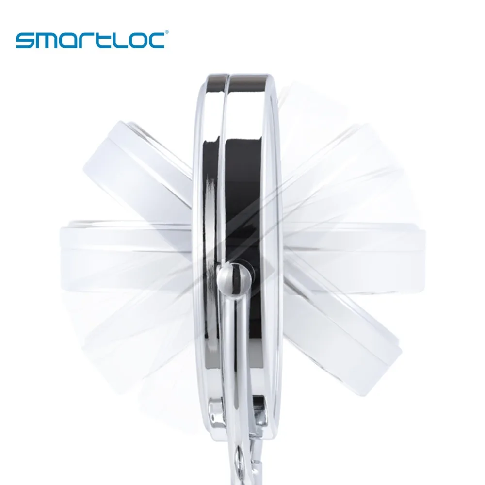 Smartloc 2 الوجه الحديد LED أضواء الحمام حامل جولة مرآة ماكياج 3X المكبرة حمام المكياج التجميل الغرور الذكية جدار Smartloc 2 الوجه الحديد LED أضواء الحمام حامل جولة مرآة ماكياج 3X المكبرة حمام المكياج التجميل الغرور الذكية جدار