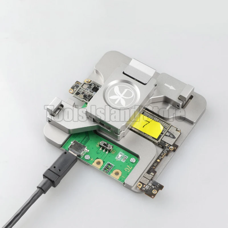 

4 in 1 HDD hard disk test stand Repair For iphone 6S 6SP 7G 7P NAND Flash Memory CHIP IC Motherboard fixture Tester