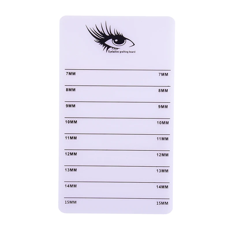 

1PC Individual Eyelash Extension Stand Acrylic Pad Lash Tool Tray Holder 7-14mm 65*118MM