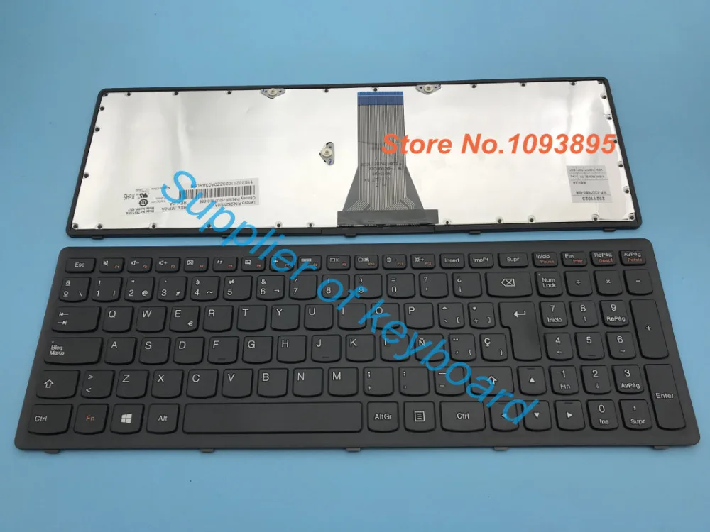 Spanish Keyboard Ideapad G500S S510p Lenovo S500C Laptop Z510 NEW for G500s/G500h/S500/..