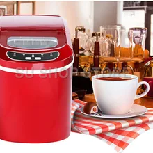 12kgs/24H портативный автоматический льдогенератор, бытовой пули круглый льдогенератор для семьи, бара, кофейни