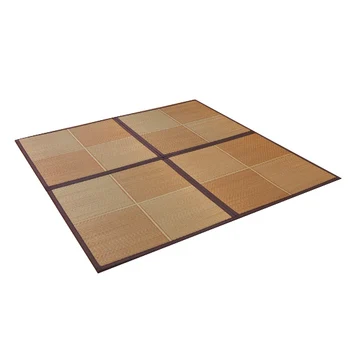 Skup FM30 DIY Duża Podstawa Dywan Kwadratowa Zielona Trawa Rush Mata Tatami Letni Salon Materac Przenośny Orientalny Dywan Dla Dzieci
