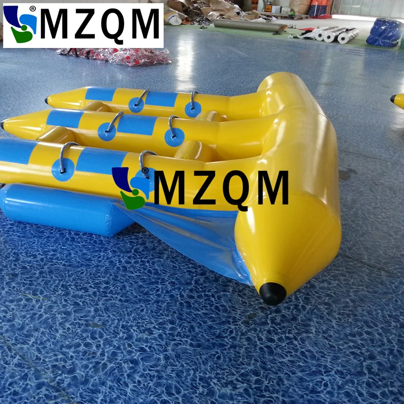 MZQM водные игры с надувными предметами банан лодка надувной плот «летучая рыба» банан лодка 6 человек играть на пляже для продажи