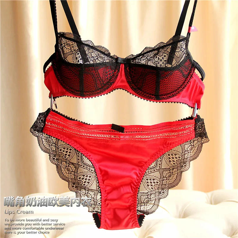 New 2016 Womens Single Bra Thin Lace Embroidery Sexy Push Up 