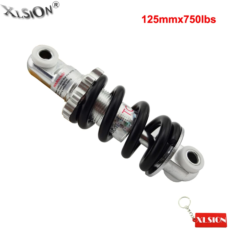 Xlsion Aftermarket Rear Shock Suspension 125mmx750lbs For 47cc 49cc 2