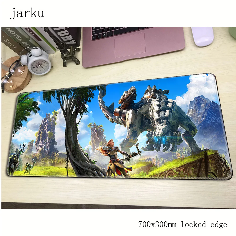 Horizon zero dawn геймерский коврик для мыши 700x300X3 мм игровой коврик для мыши большой Пользовательский Ноутбук Аксессуары для ПК ноутбук padmouse эргономичный коврик