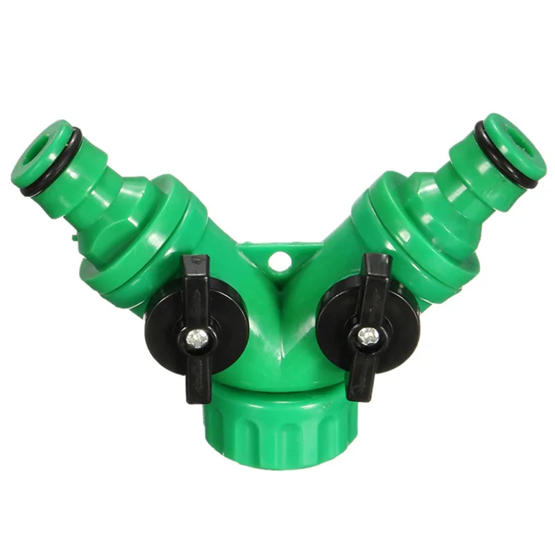 1/2/4 Pcs 2 Way Hose Pipe Connector Y Shape Garden Tap Splitters With