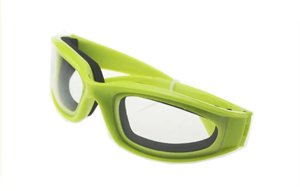 Meijuner луковые очки для Резки Лука анти-острые луковые очки встроенные губки защитные очки для домашнего ресторана - Цвет: green