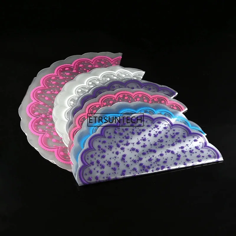

Circular Gift Wrapper Transparent Print Cellophane Plastic Paper Flower Wrapping Paper Glass Paper