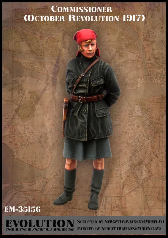 1/35 Женский магазин 1917 полимерная модель солдата GK военная тема первой мировой